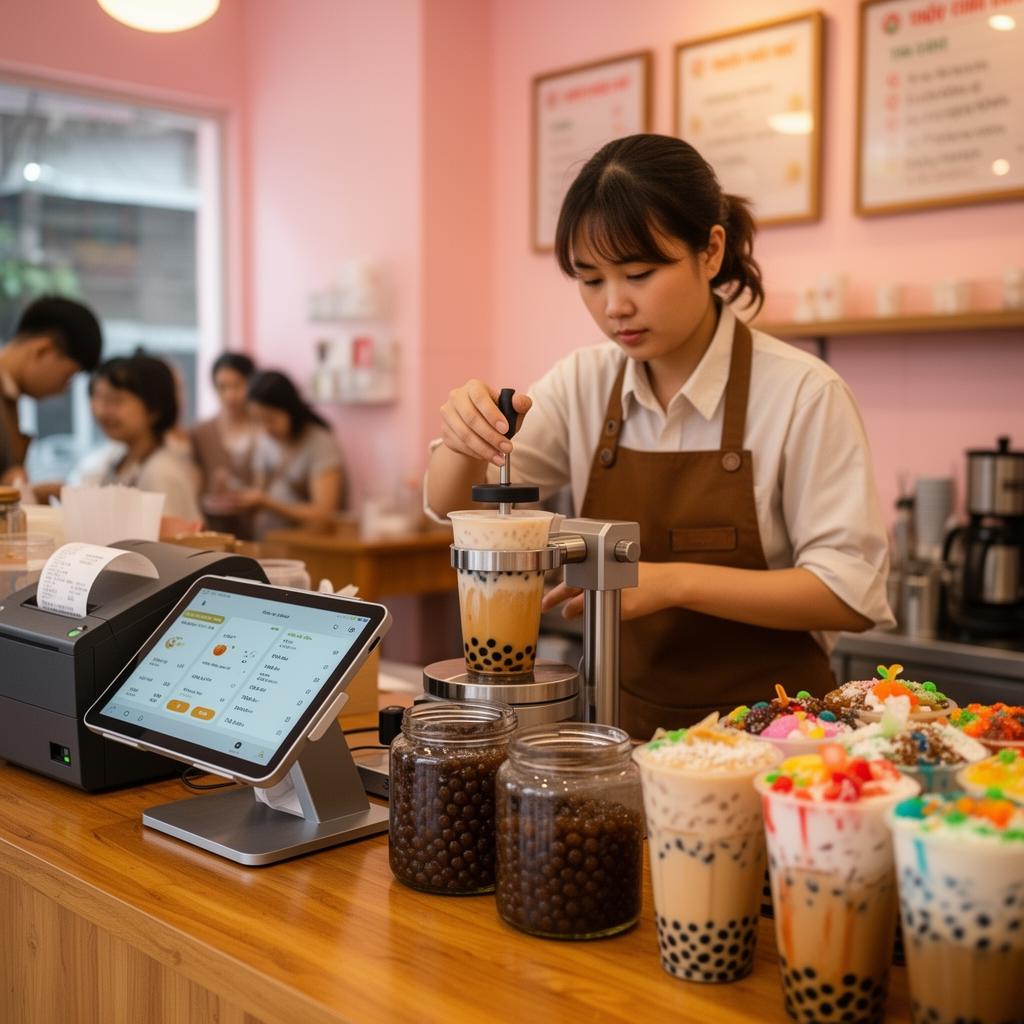 Phần mềm cho cửa hàng Trà sữa
